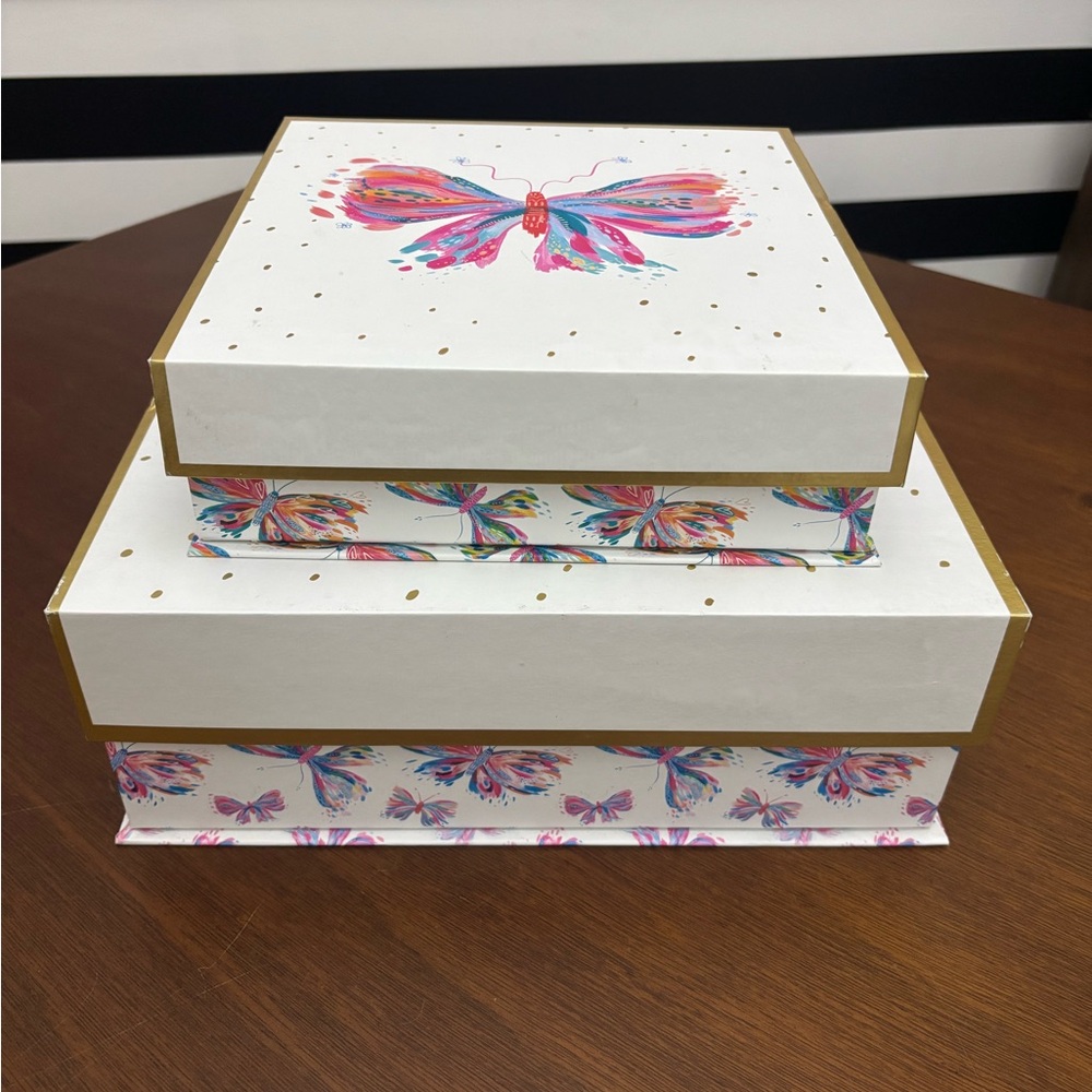 Colorful Butterfly Decorative Box - Picture 3 of 10